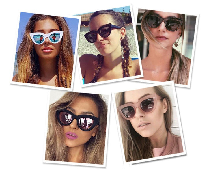 European and American retro cat eye sunglasses trend wild style sunglasses