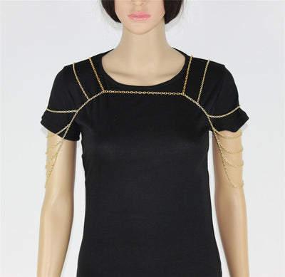 Shoulder Chain Metal Multi-layer Body Chain Europe And America