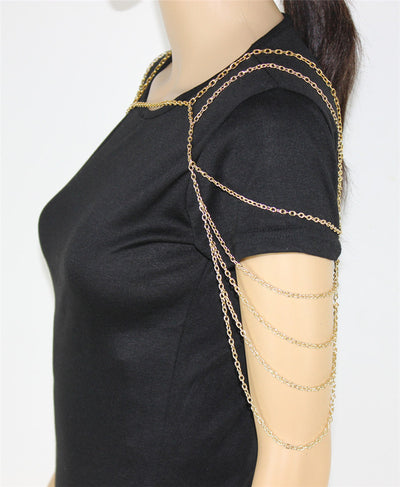Shoulder Chain Metal Multi-layer Body Chain Europe And America