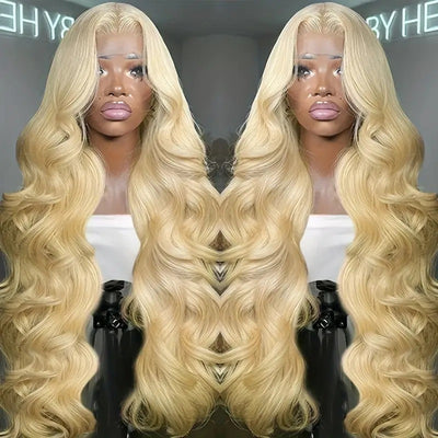 Light Gold Big Wave Lace Wig Head Cover