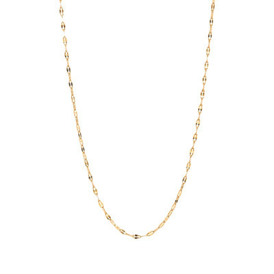 Without Pendants Non-fading Trendy Golden Petal Choker Necklace For Women