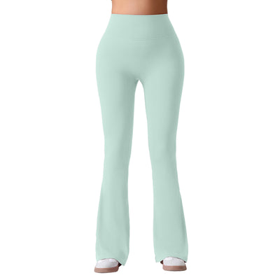 Cross-border Peach Bell Pants Women's Yoga Pants High Waist Hip-lifting Tight Pants Wide-leg Pants Quick-drying Running Sports Pants For Women