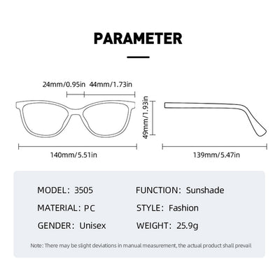 New Simple Sunglasses Round Rim Sunglasses